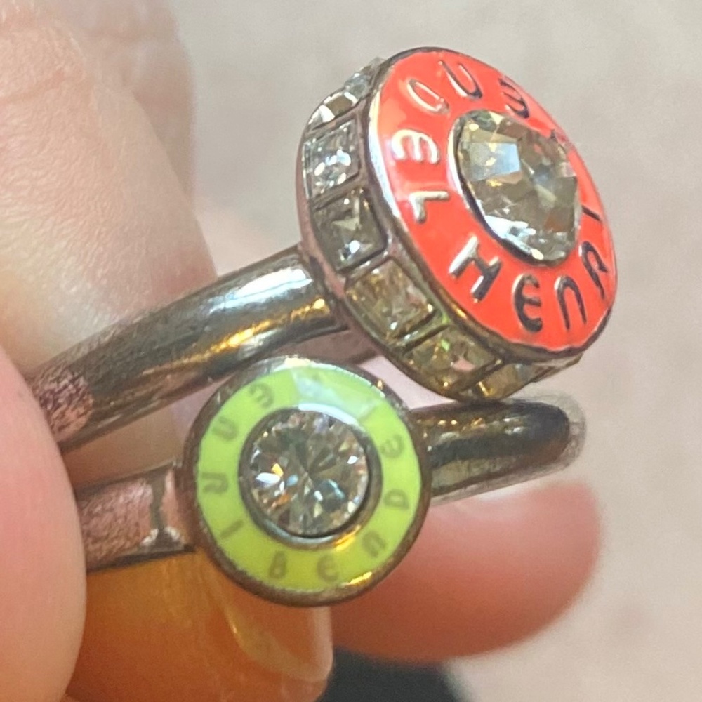 Henri Bendel Coral Ring Set - Picture 5 of 9